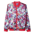adidas Girls Originals S Rose Satin Jacket - Multicolor/White - OVERLANDERS Outfitter