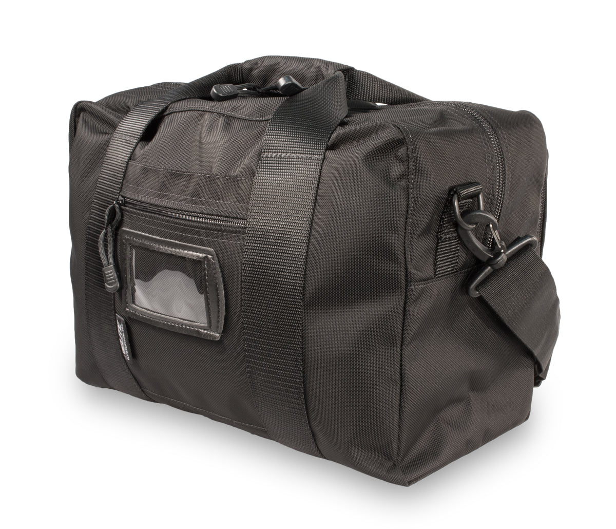 Elite Survival Systems deluxe overnight luggage bag with durable fabric, multiple compartments, and sturdy handles for travel.