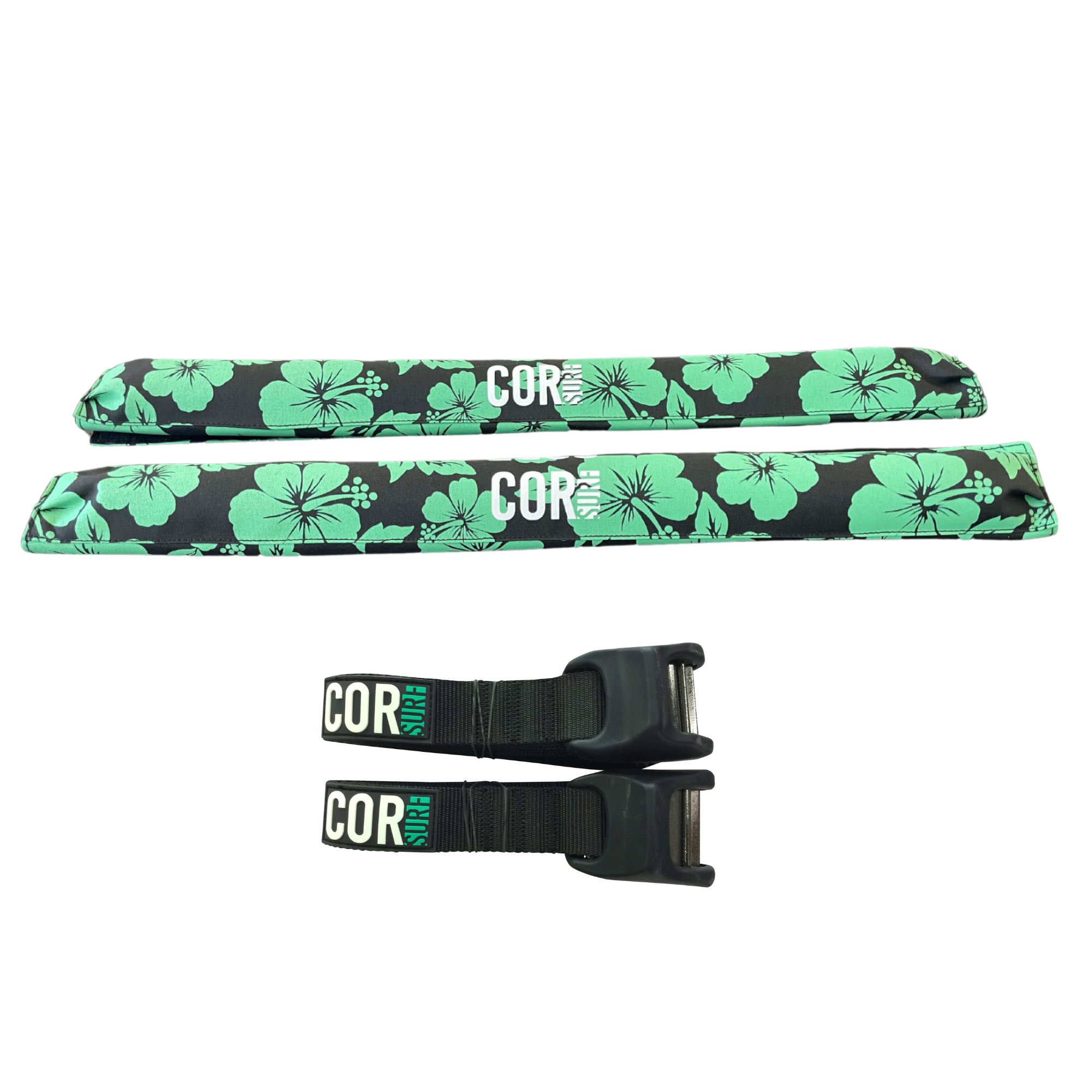 Aero Roof Rack Pad with 10' Scratch-Resistant Tie Downs(Flat Bars) - OVERLANDERS Outfitter