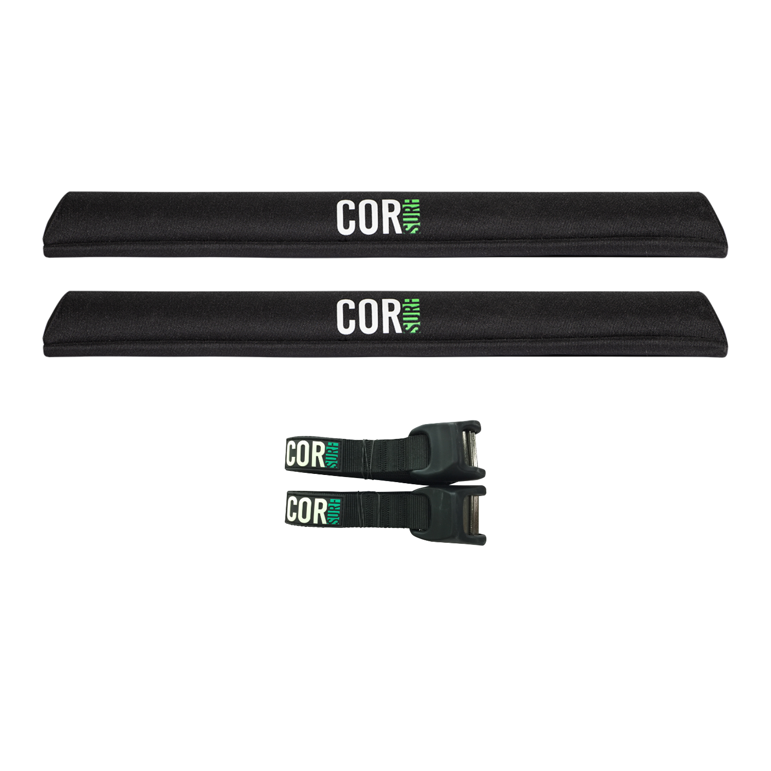 Aero Roof Rack Pad with 10' Scratch-Resistant Tie Downs(Wide Aero Bars) - OVERLANDERS Outfitter