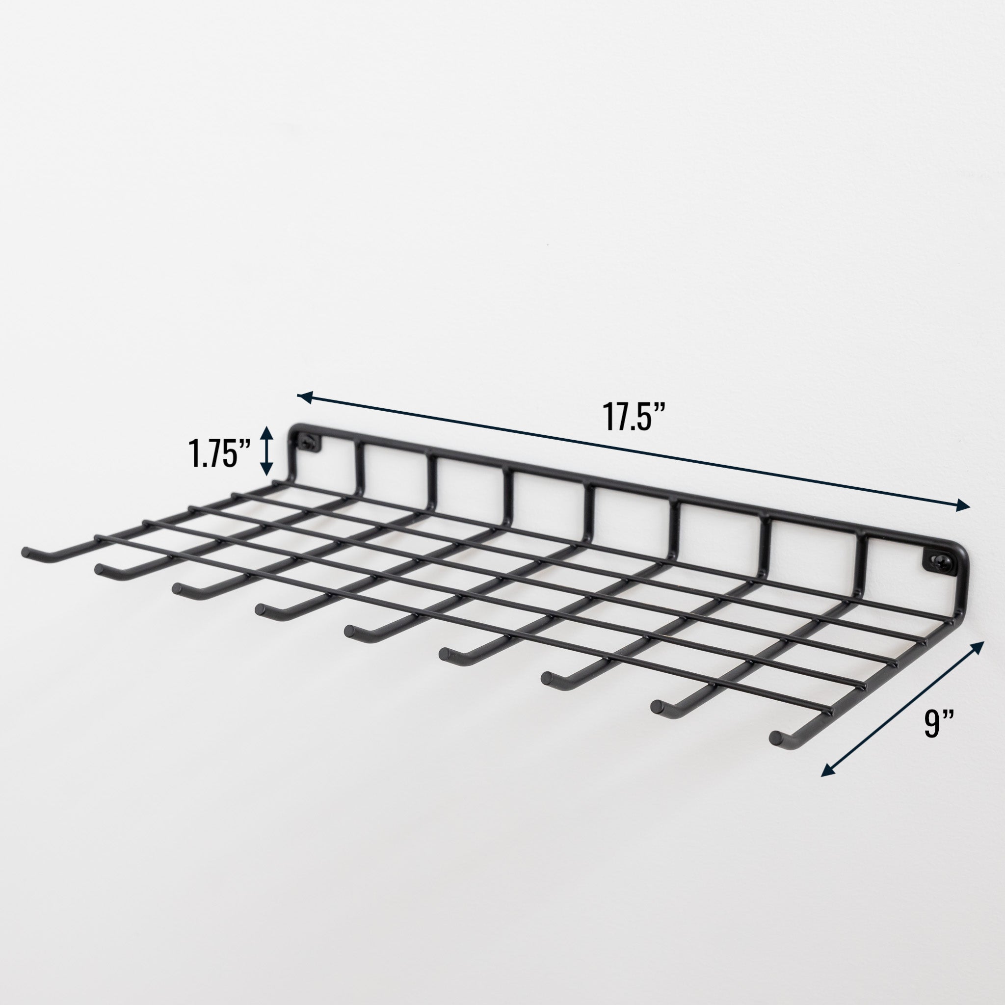Afton Garden Tool Shelf With Hooks | Holds 40 lbs - OVERLANDERS Outfitter