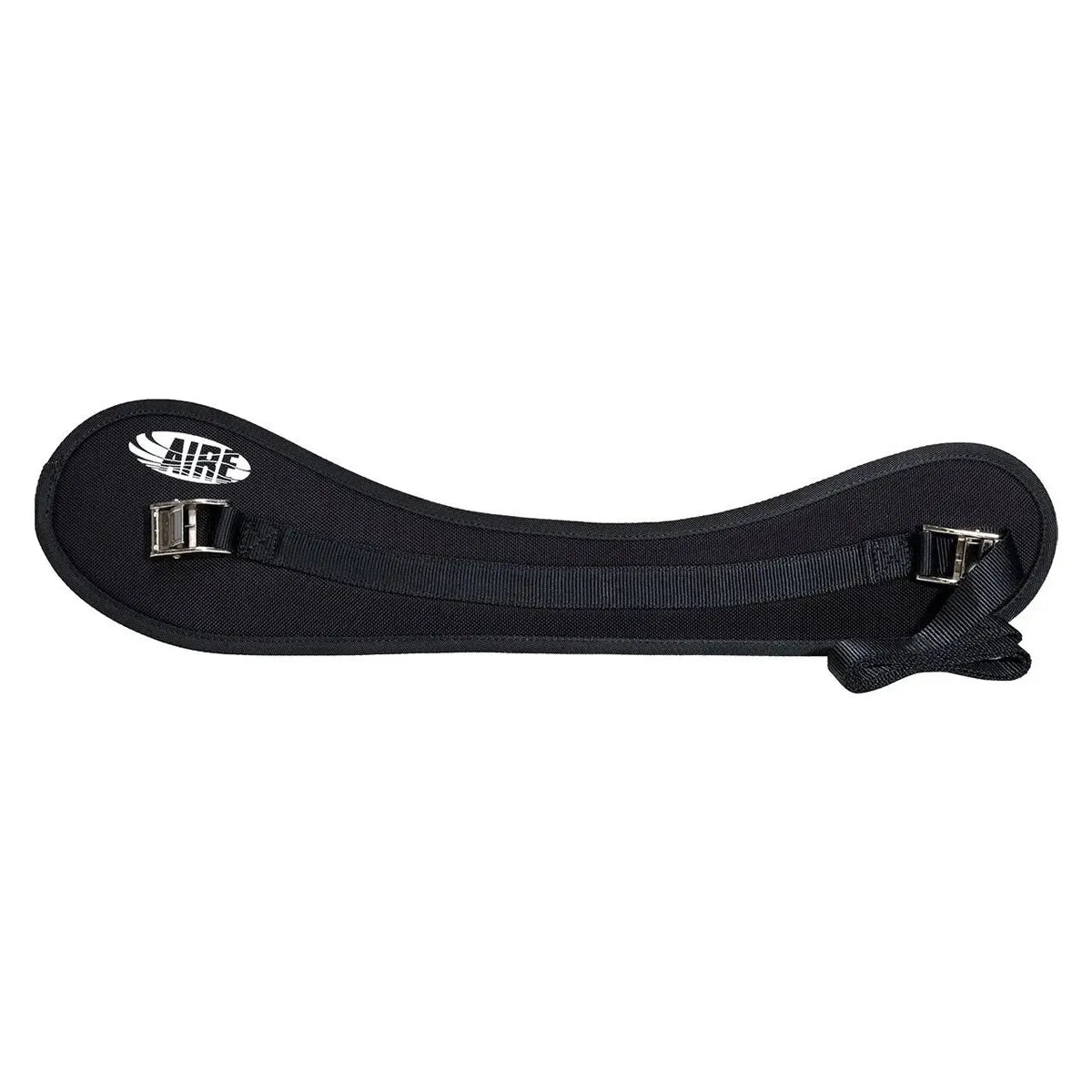 AIRE Deluxe Thigh Straps and Thwart Handle for inflatable kayaks, showcasing adjustable straps and durable materials.