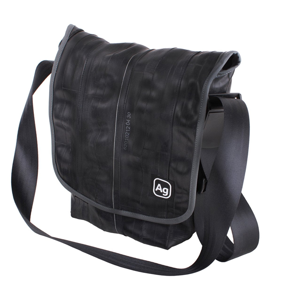 Charcoal Alchemy Goods Haversack Satchel bag by ZEITBIKE, featuring a durable leather strap and spacious main compartment.