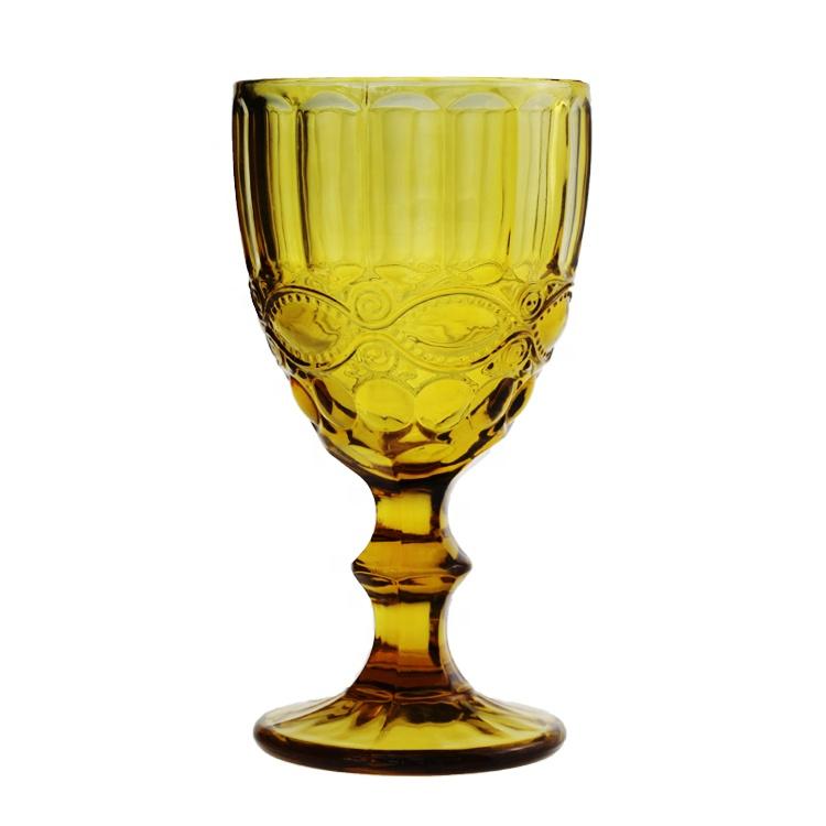 Alice Glass Water Goblet by Tea + Linen, clear glass with elegant design, perfect for serving water in a stylish table setting.