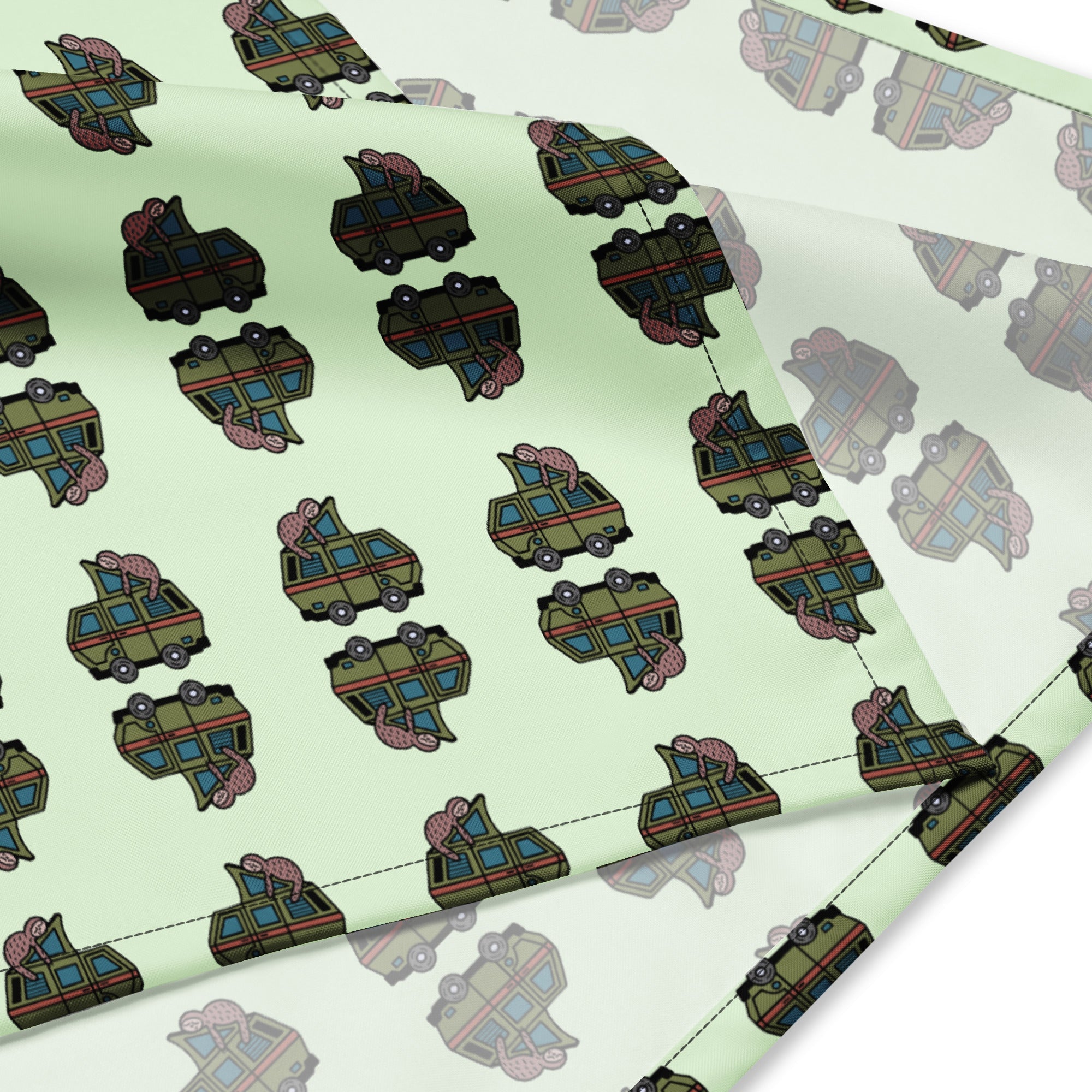 Stewie Sloth All-Over Print Bandana - OVERLANDERS Outfitter