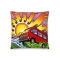 Van & Sun Throw Pillow - OVERLANDERS Outfitter
