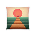 Sunset Road Throw Pillow - OVERLANDERS Outfitter