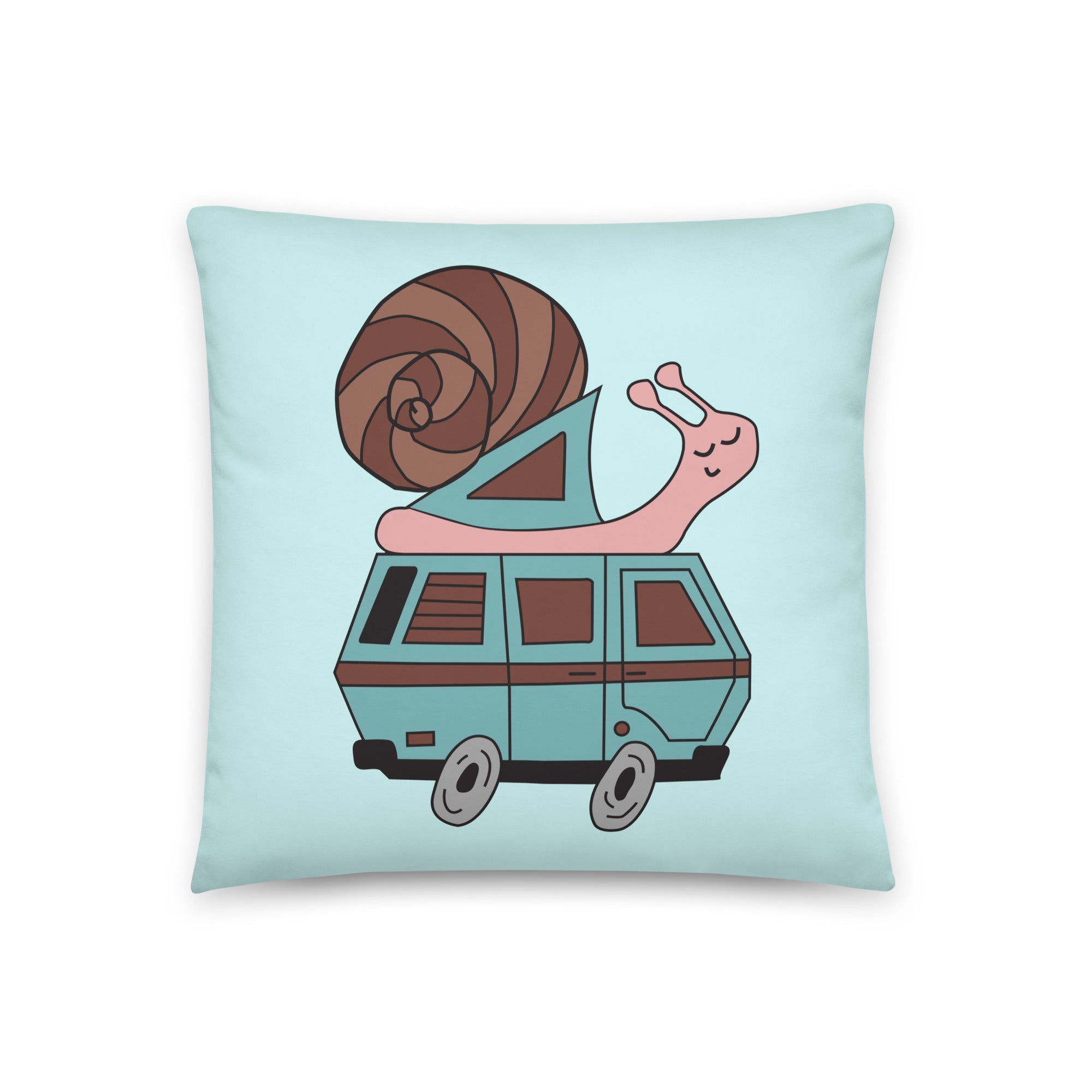 Sally Snail Throw Pillow - OVERLANDERS Outfitter