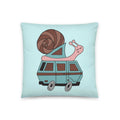 Sally Snail Throw Pillow - OVERLANDERS Outfitter