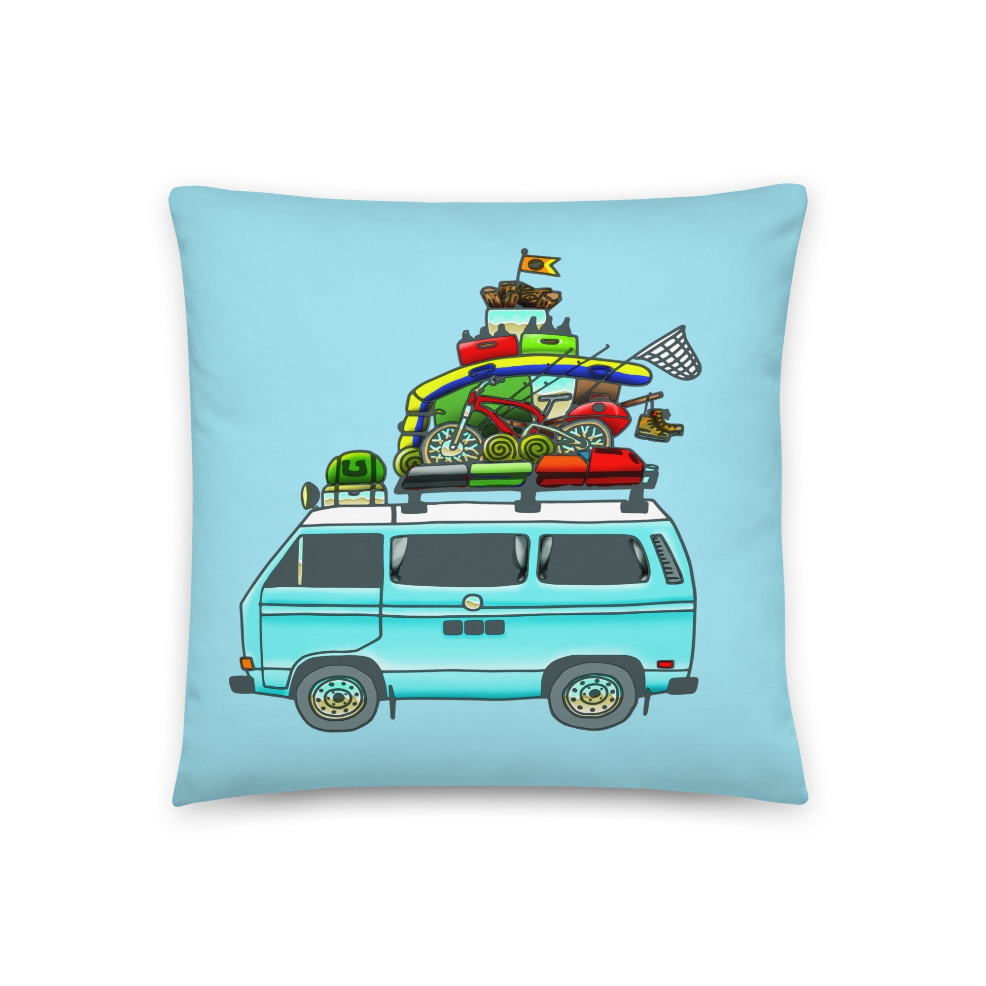 RAD Vanagon Throw Pillow - OVERLANDERS Outfitter