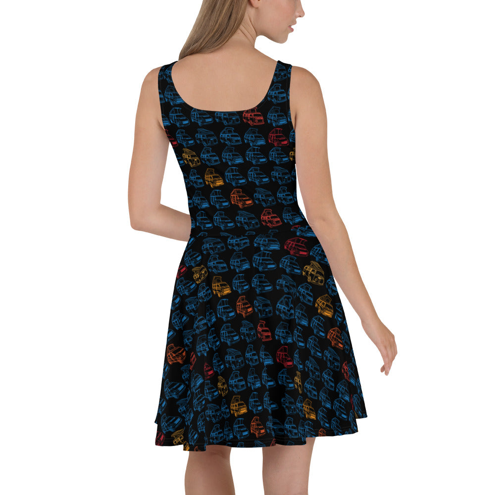Rainbow Tile Skater Dress - OVERLANDERS Outfitter