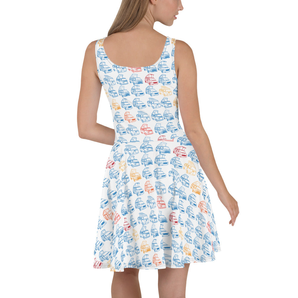 Rainbow Tile Skater Dress - OVERLANDERS Outfitter