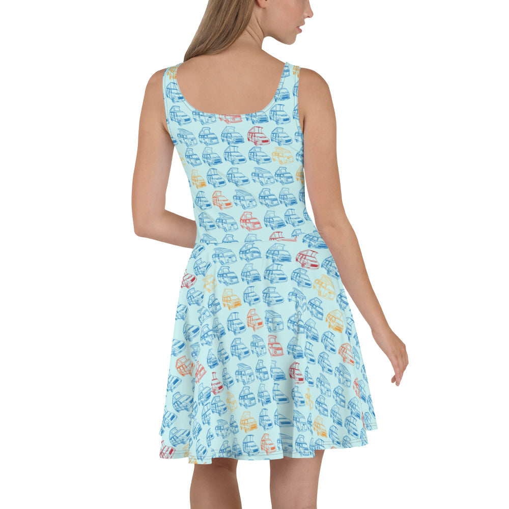 Rainbow Tile Skater Dress - OVERLANDERS Outfitter