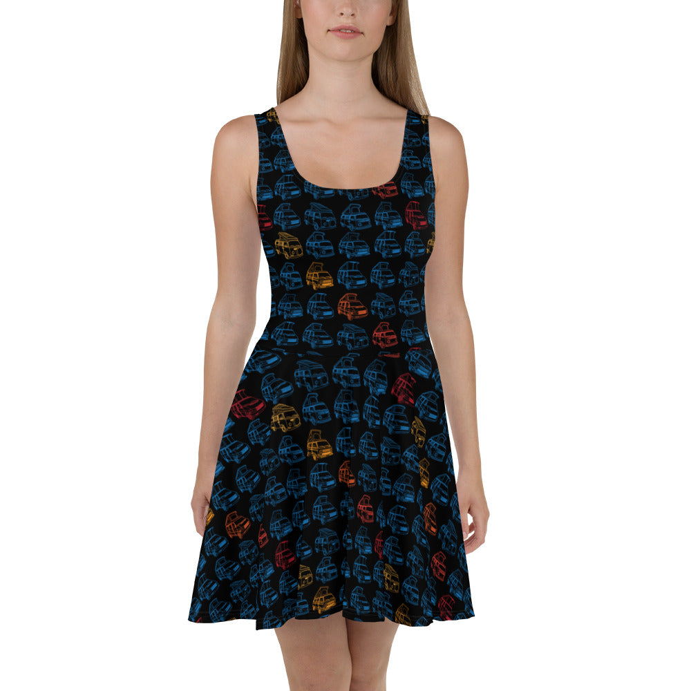 Rainbow Tile Skater Dress - OVERLANDERS Outfitter