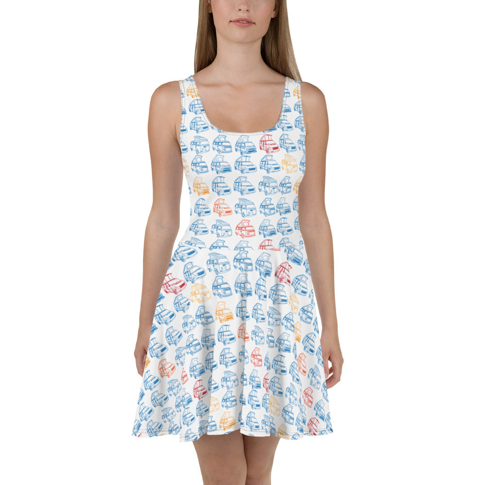Rainbow Tile Skater Dress - OVERLANDERS Outfitter