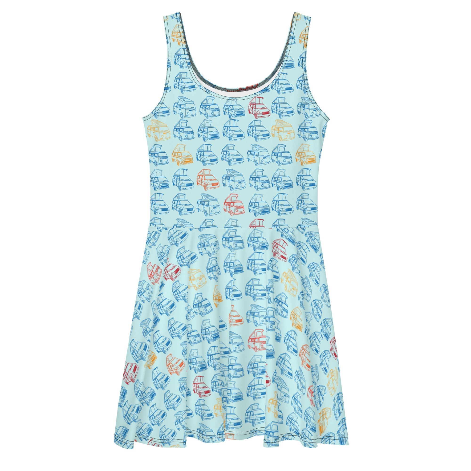 Rainbow Tile Skater Dress - OVERLANDERS Outfitter