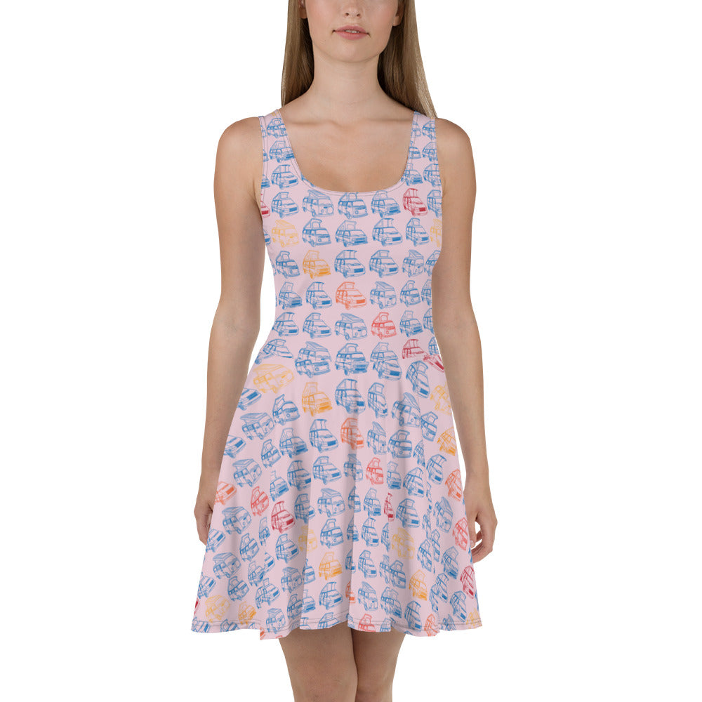 Rainbow Tile Skater Dress - OVERLANDERS Outfitter