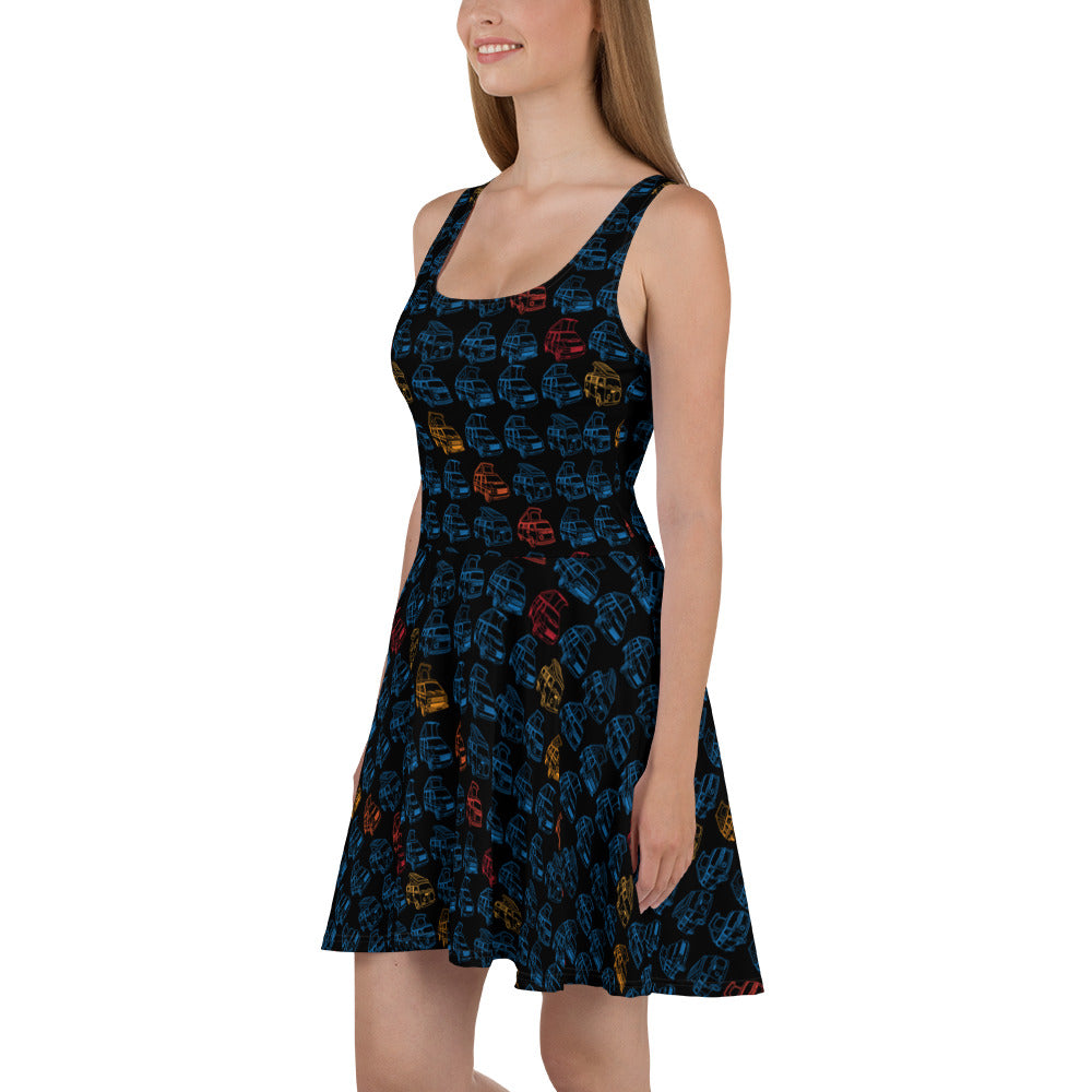 Rainbow Tile Skater Dress - OVERLANDERS Outfitter