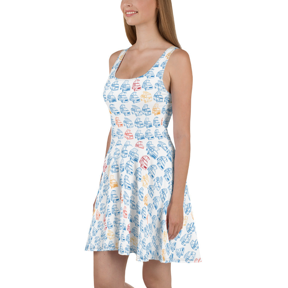 Rainbow Tile Skater Dress - OVERLANDERS Outfitter