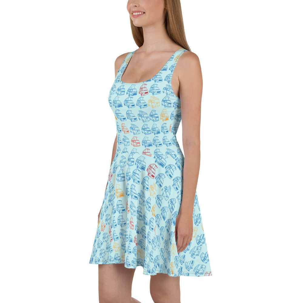 Rainbow Tile Skater Dress - OVERLANDERS Outfitter