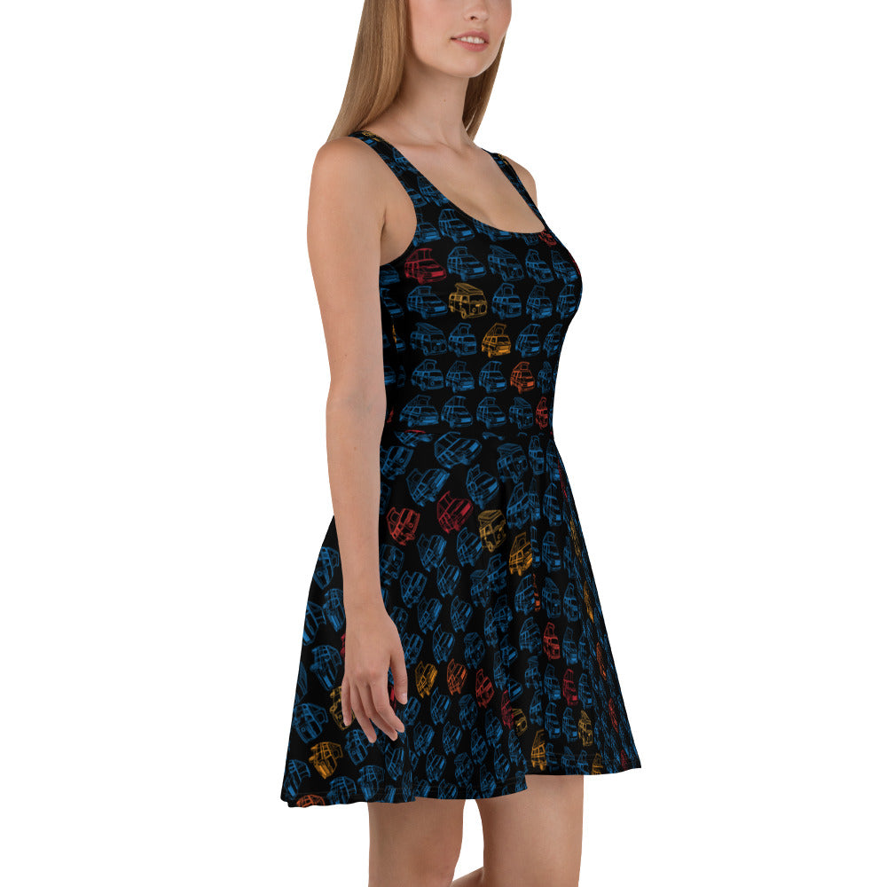 Rainbow Tile Skater Dress - OVERLANDERS Outfitter