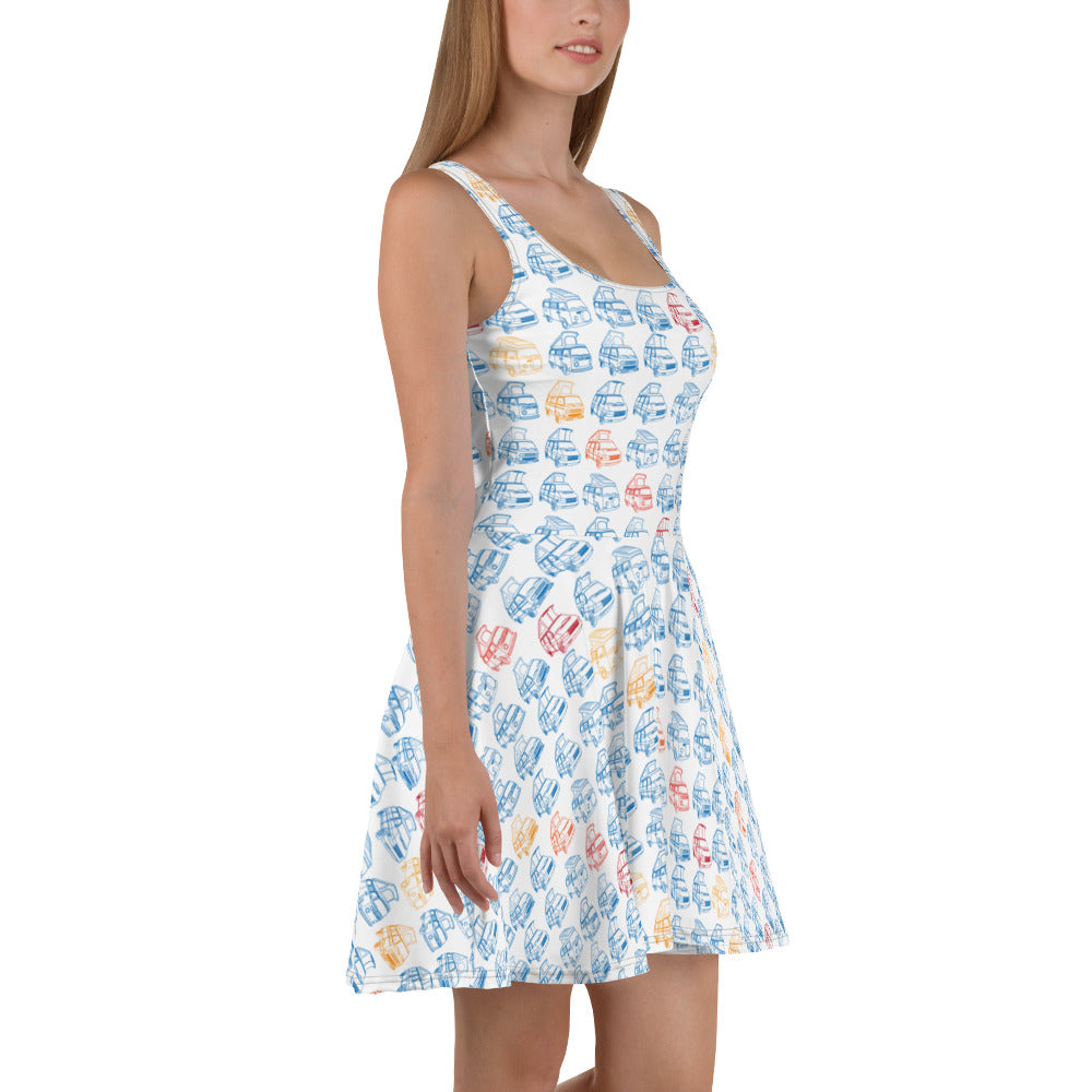 Rainbow Tile Skater Dress - OVERLANDERS Outfitter
