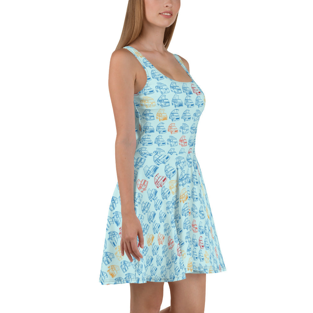 Rainbow Tile Skater Dress - OVERLANDERS Outfitter