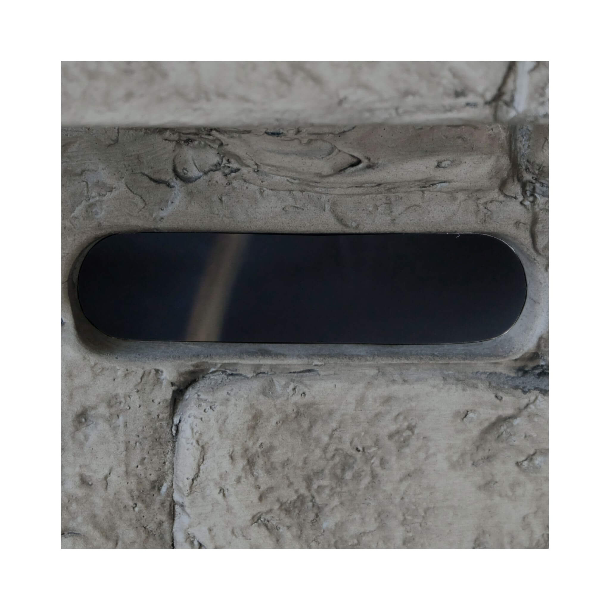 Alora 30-inch modern outdoor propane fire table with steel frame and lava rocks, featuring a control panel cover.