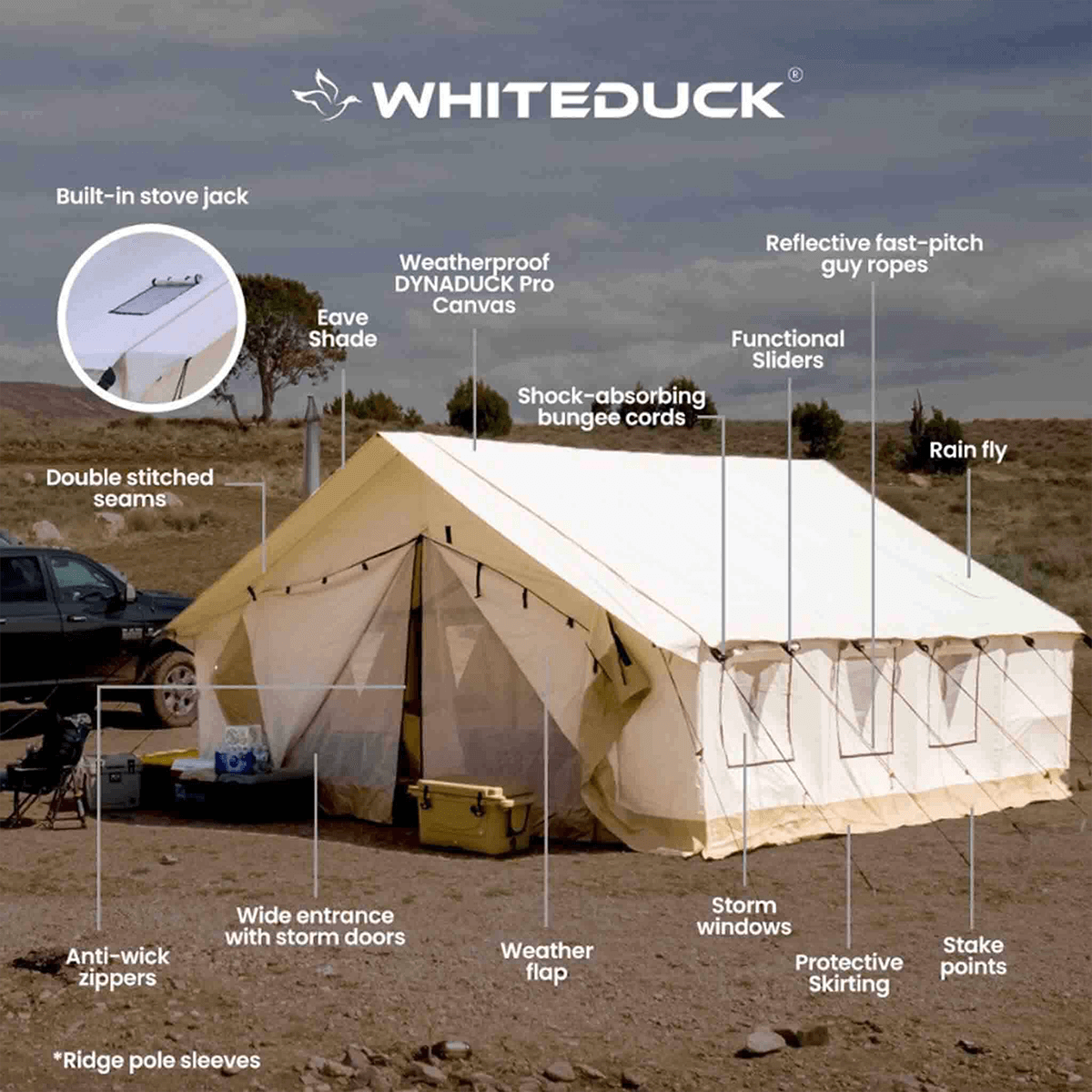 14'x16' Alpha Pro Wall Tent - OVERLANDERS Outfitter