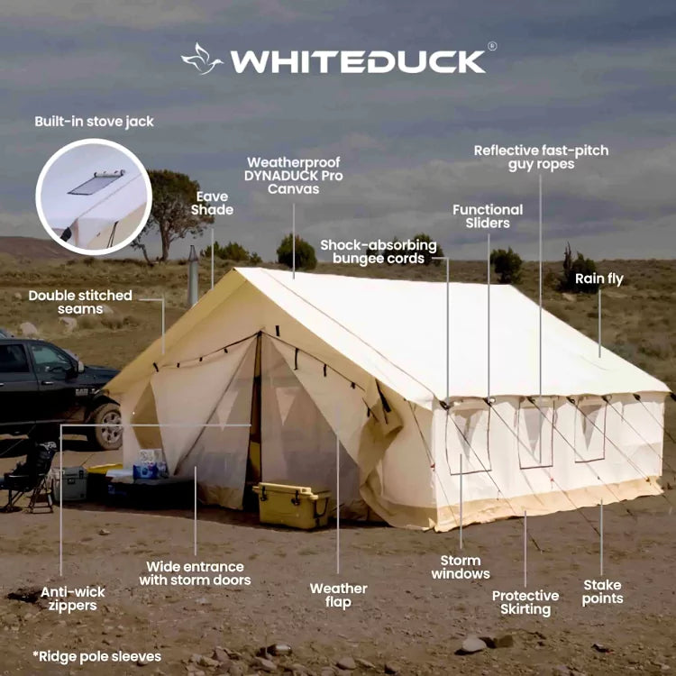 16'x24' Alpha Wall Tent - OVERLANDERS Outfitter