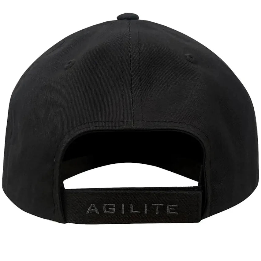 Black HCC Tactical Scorpion Logo Hat with adjustable strap and embroidered scorpion design, casual military-style baseball cap.