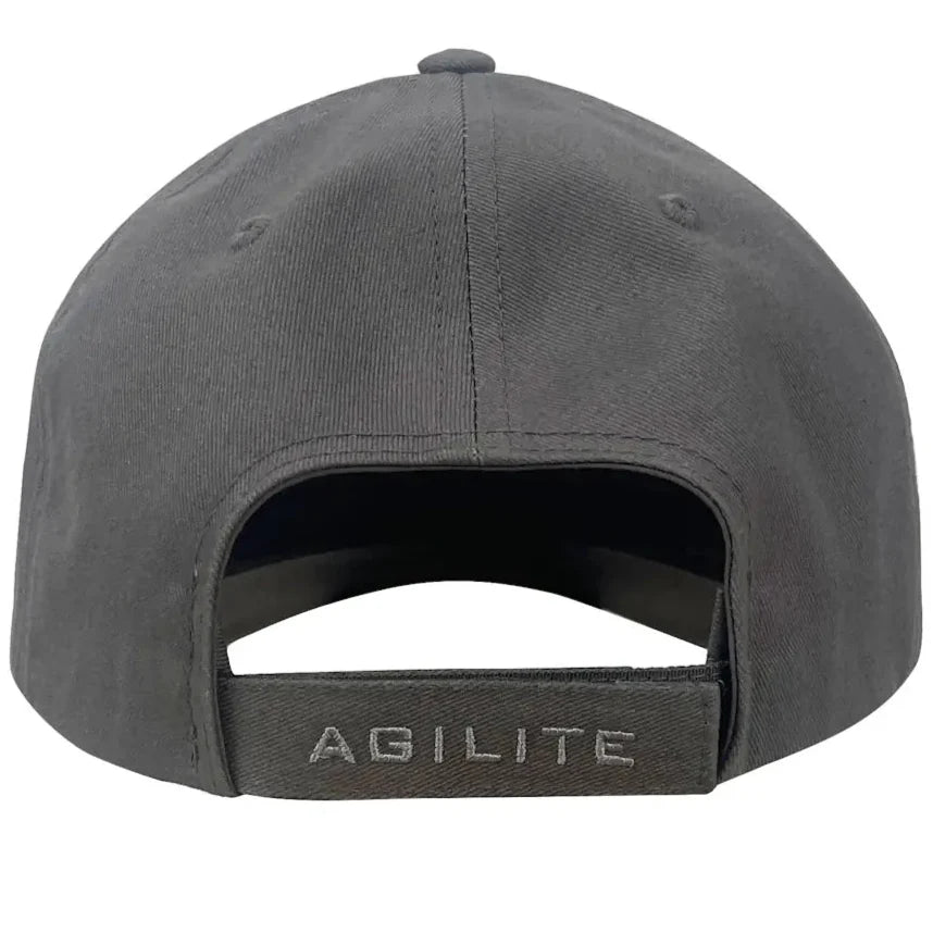 Wolf grey HCC Tactical Scorpion Logo Hat featuring a stylish embroidered scorpion emblem on a casual clothing accessory.