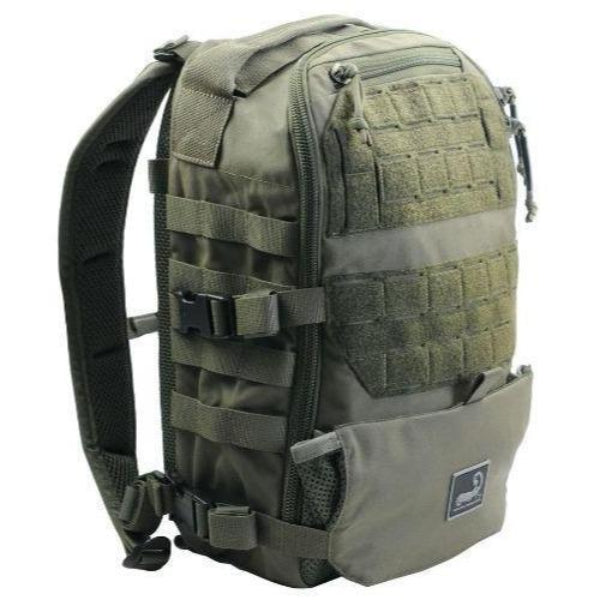 HCC Tactical AMAP III Assault Pack backpack with multiple compartments and MOLLE webbing for tactical gear.
