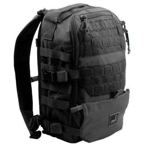 HCC Tactical AMAP III Assault Pack in tactical green, showing multiple compartments and adjustable straps for outdoor or military use.