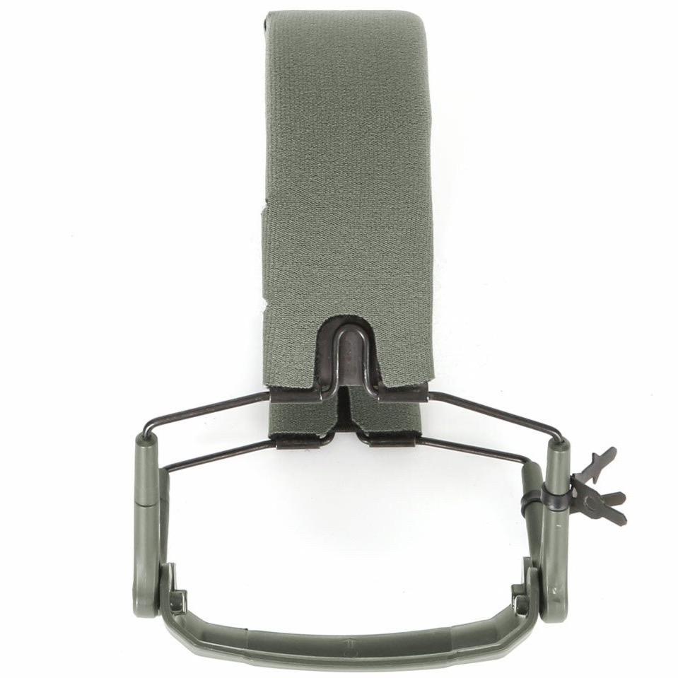 HCC Tactical AMP Headband for hearing protection and communication, featuring a sleek design and adjustable fit.