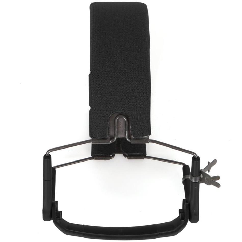 HCC Tactical AMP Headband for hearing protection and communication, showcasing adjustable design and sleek profile.