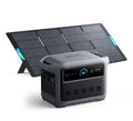 Green Vista Living Anker SOLIX C1000 Gen2 portable solar generator with 400W solar panel, compact outdoor power solution.