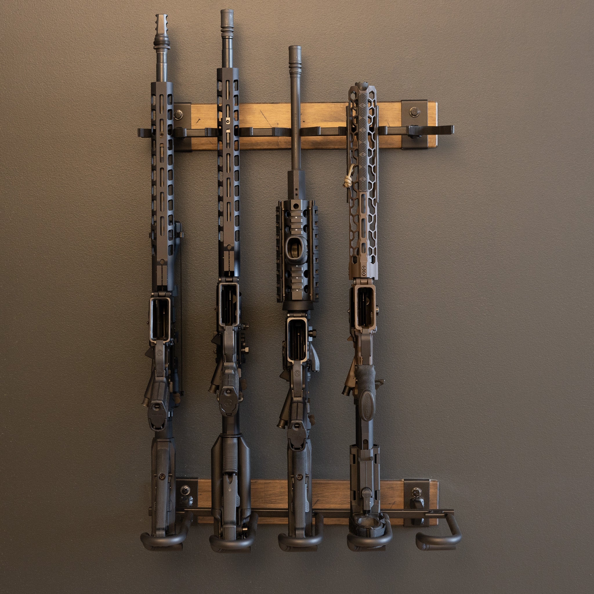 FORGE Firearm Rack | Wall Mount Display | 5 Slots - OVERLANDERS Outfitter