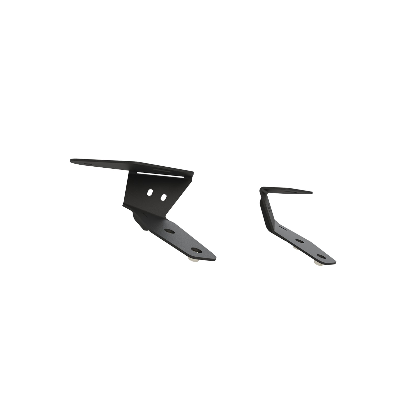 Sprinter Hood Light Mount Kit by The Van Mart installed on a vehicle, showcasing sturdy mounting hardware and light placement.