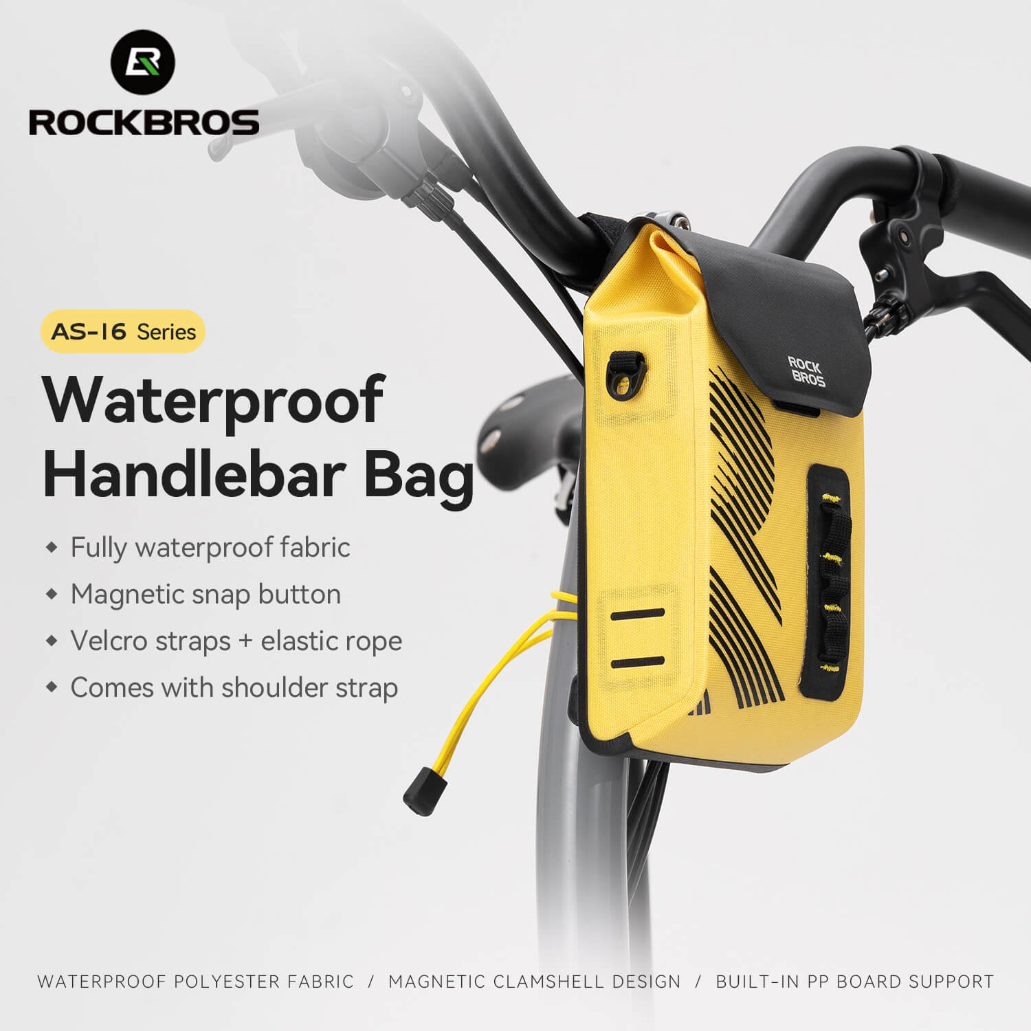 AS-160 100% Waterproof Bike Handlebar Ba - 1.3L - OVERLANDERS Outfitter