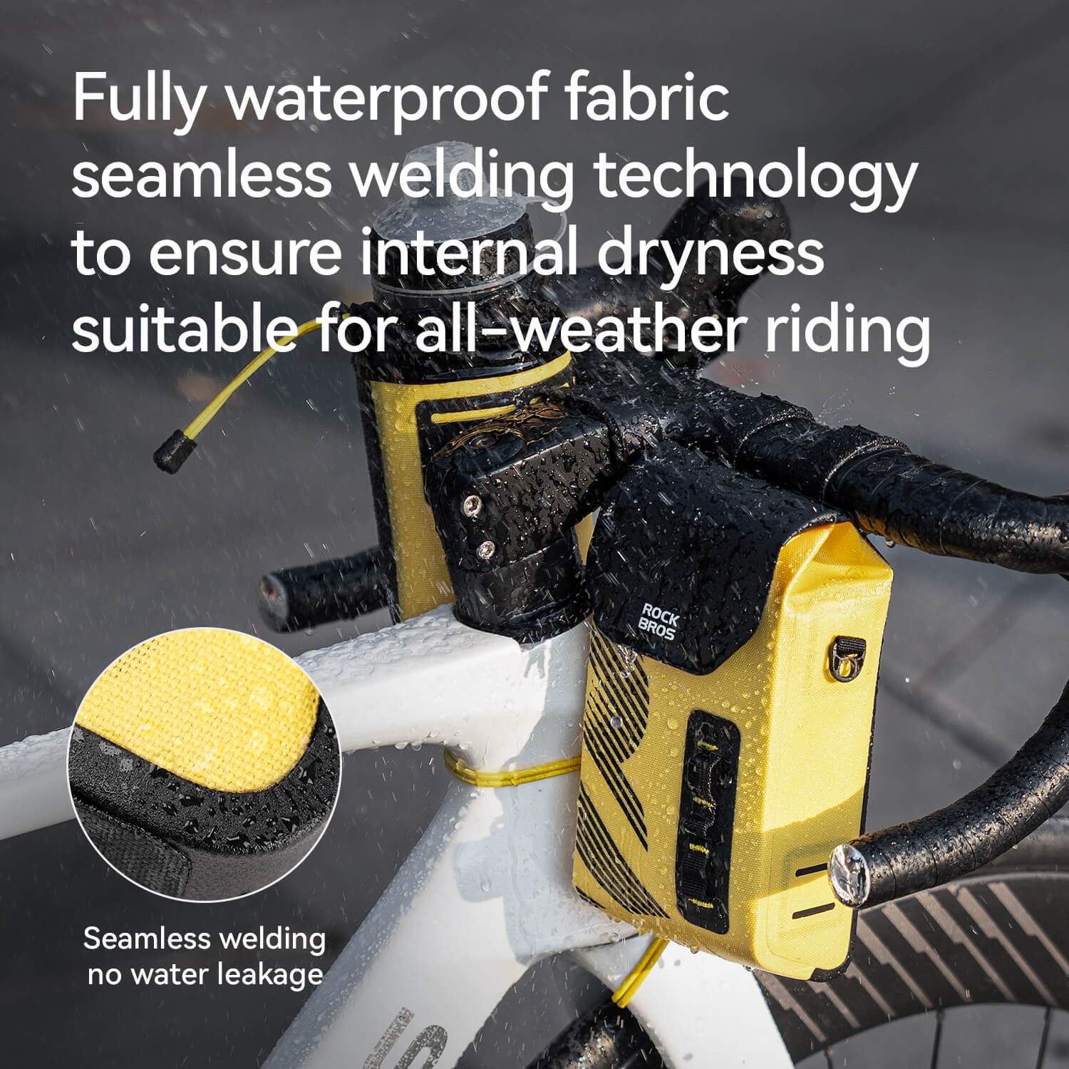 AS-160 100% Waterproof Bike Handlebar Ba - 1.3L - OVERLANDERS Outfitter