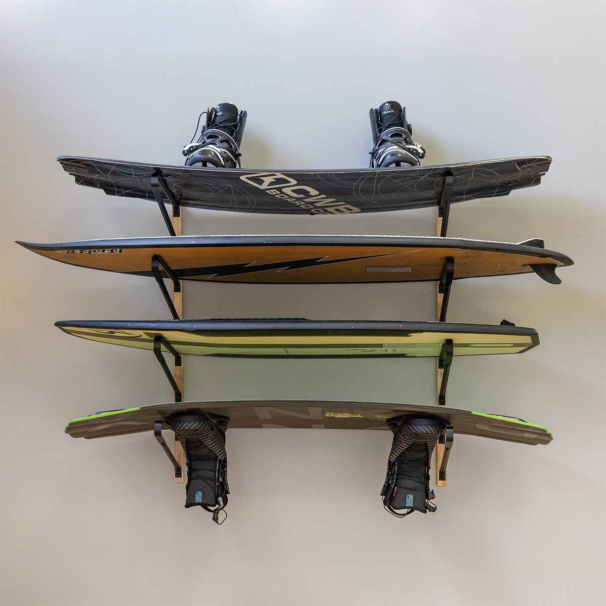 Avon Surfboard Wall Mounted Rack | 4 Levels - OVERLANDERS Outfitter