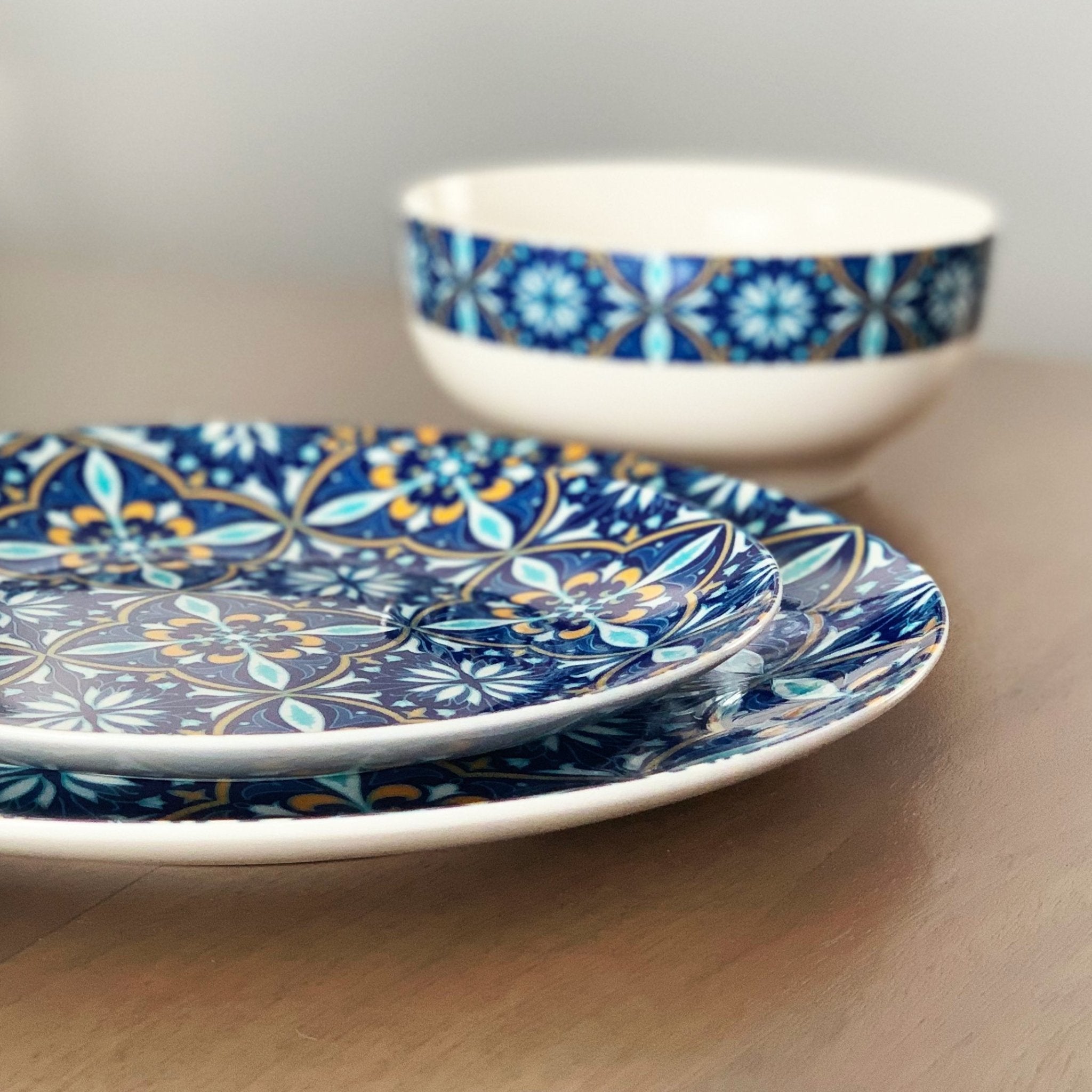 Azul Bone China Dinnerware Set - OVERLANDERS Outfitter