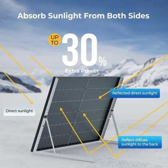 BougeRV 400W 12V 10BB Mono Bifaicial Solar Panel - OVERLANDERS Outfitter