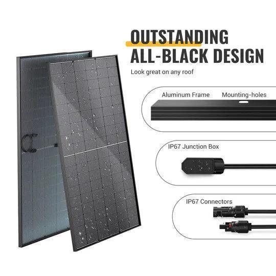 BougeRV 400W 12V 10BB Mono Bifaicial Solar Panel - OVERLANDERS Outfitter
