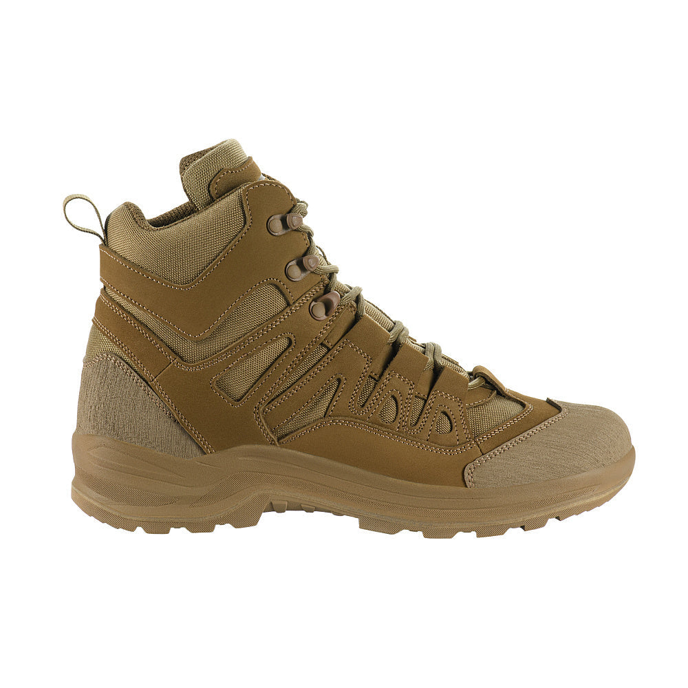 M-Tac Field Boots Mk.2 R Gen.II tactical boots, black with rugged design and sturdy soles for military or outdoor use.