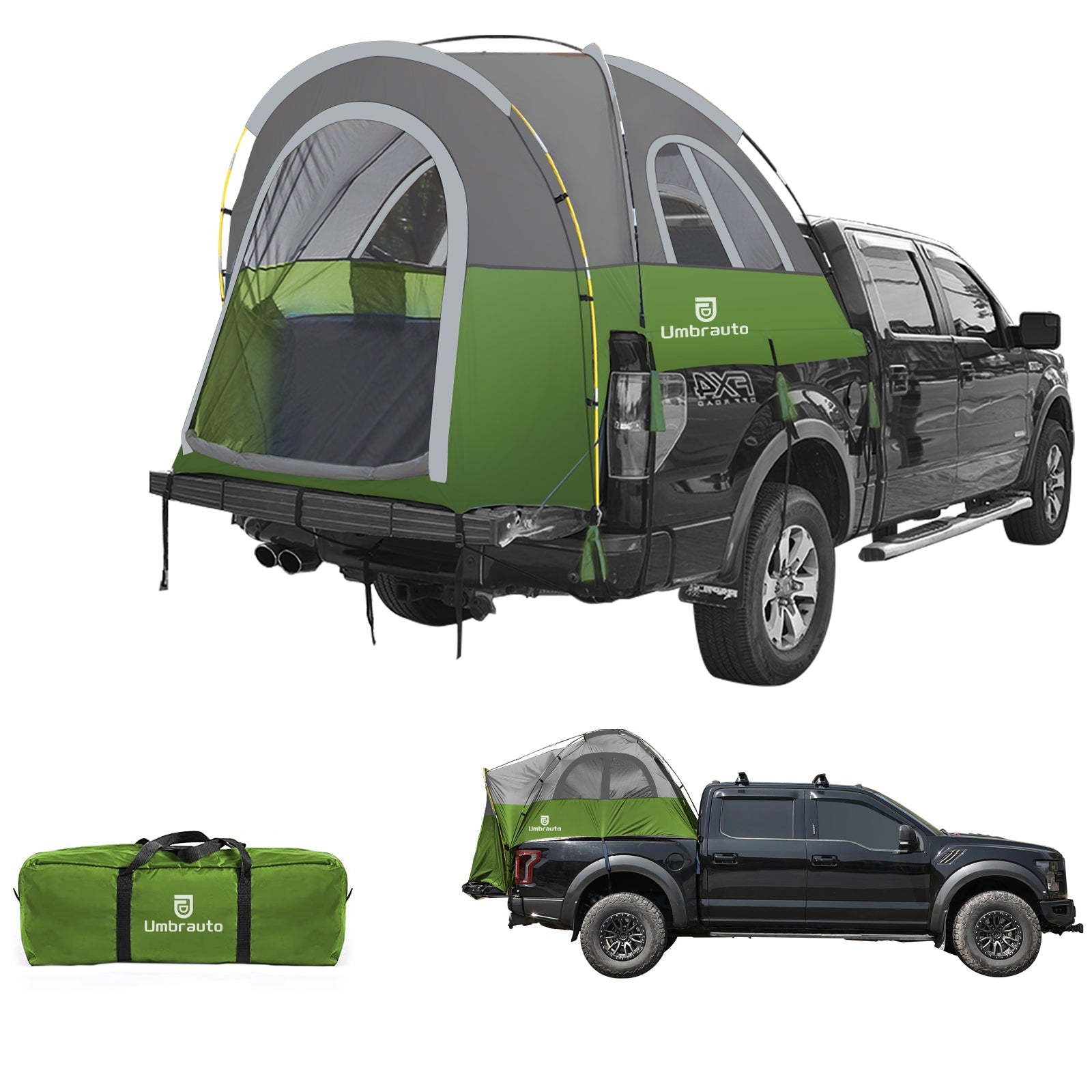 Umbrauto Truck Bed Tent PU3000mm Waterproof Pickup Truck Tents - OVERLANDERS Outfitter