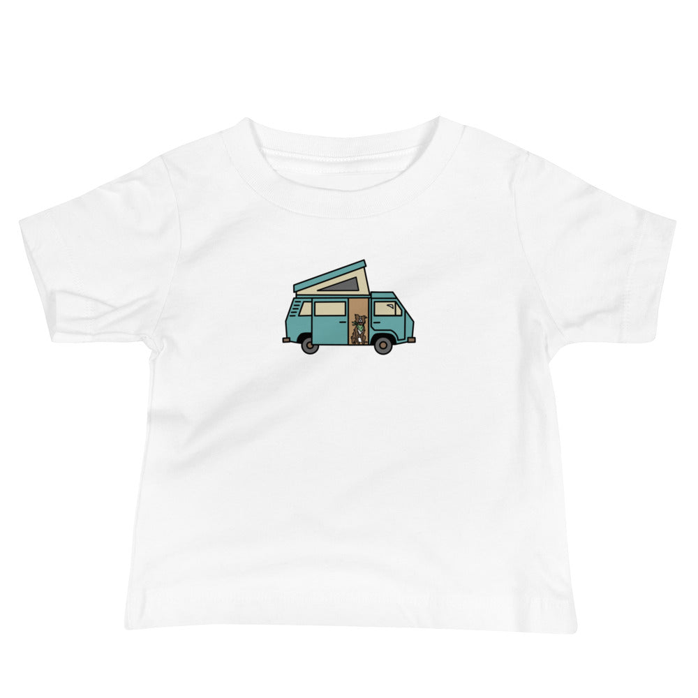 Dog in Van Baby T-Shirt - OVERLANDERS Outfitter