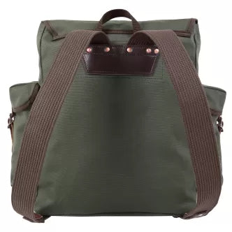 Backcountry Sportsman Wanderer Pack in brown, showing adjustable straps and multiple compartments for outdoor adventures.