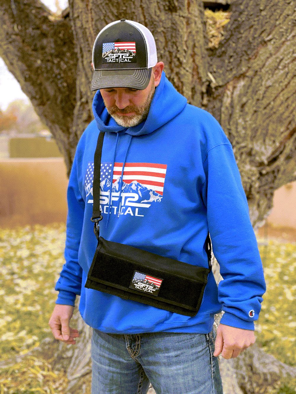 SFT2 Tactical magazine storage pouch featuring durable material and multiple compartments for organized storage.